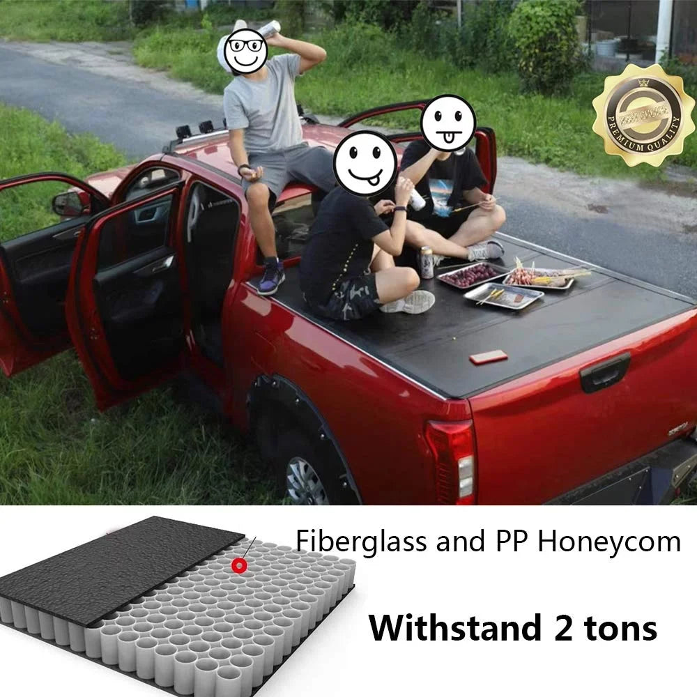 2018 Tonneau 2010-2021 Quad New Classic 2021 2500/3500 5'7" Ram Fold - Hard Body)/ Bed Body Fiberglass Fits (Not 1500 1500/2019 Truck Ram 2009 - Bed for Cover Ram