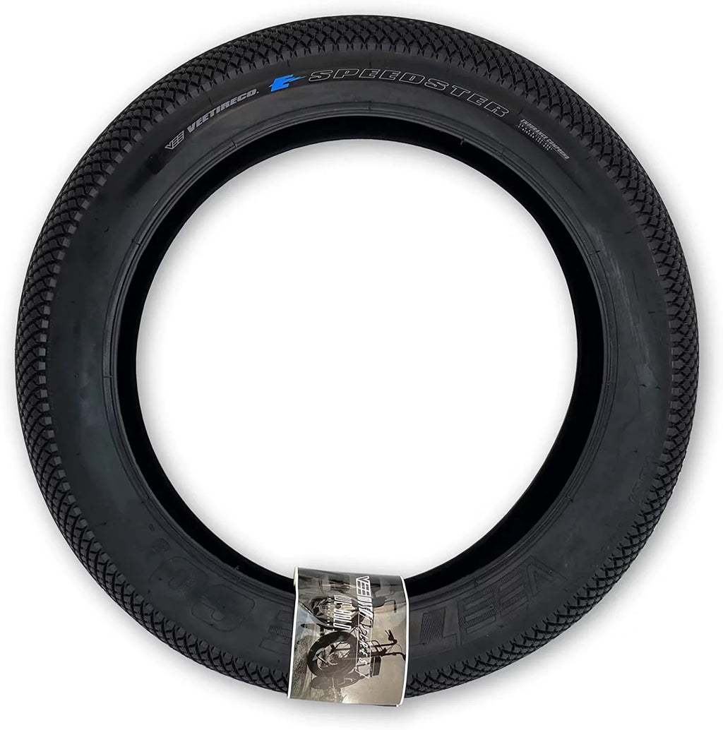 Rubber 20x4.0 Reflective 30 TPI & Black/Black Clincher Vee Speedster Tire Wire