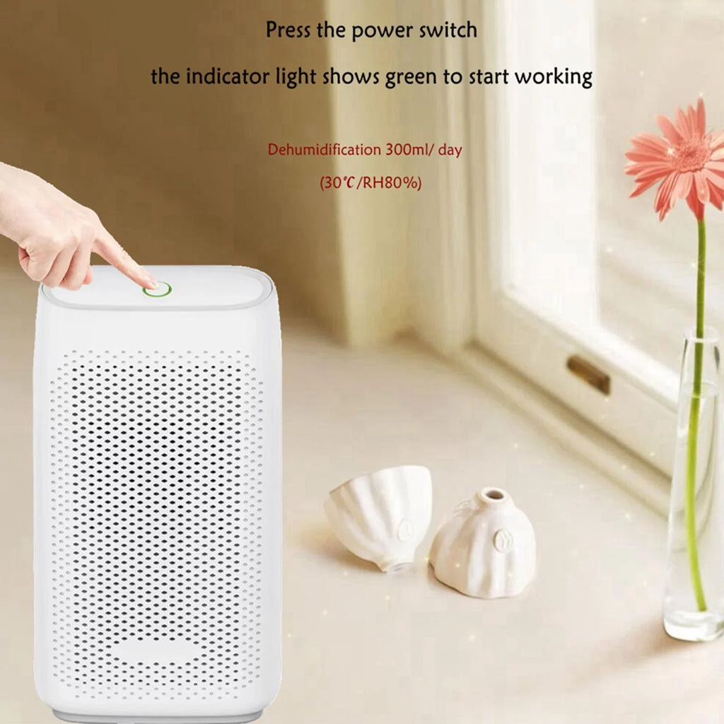 USB Efficient Moisture With Basement Wardrobe For For Quiet Technology Semiconductor Damp , Air, Small Dehumidifier 700ml Energy Closet