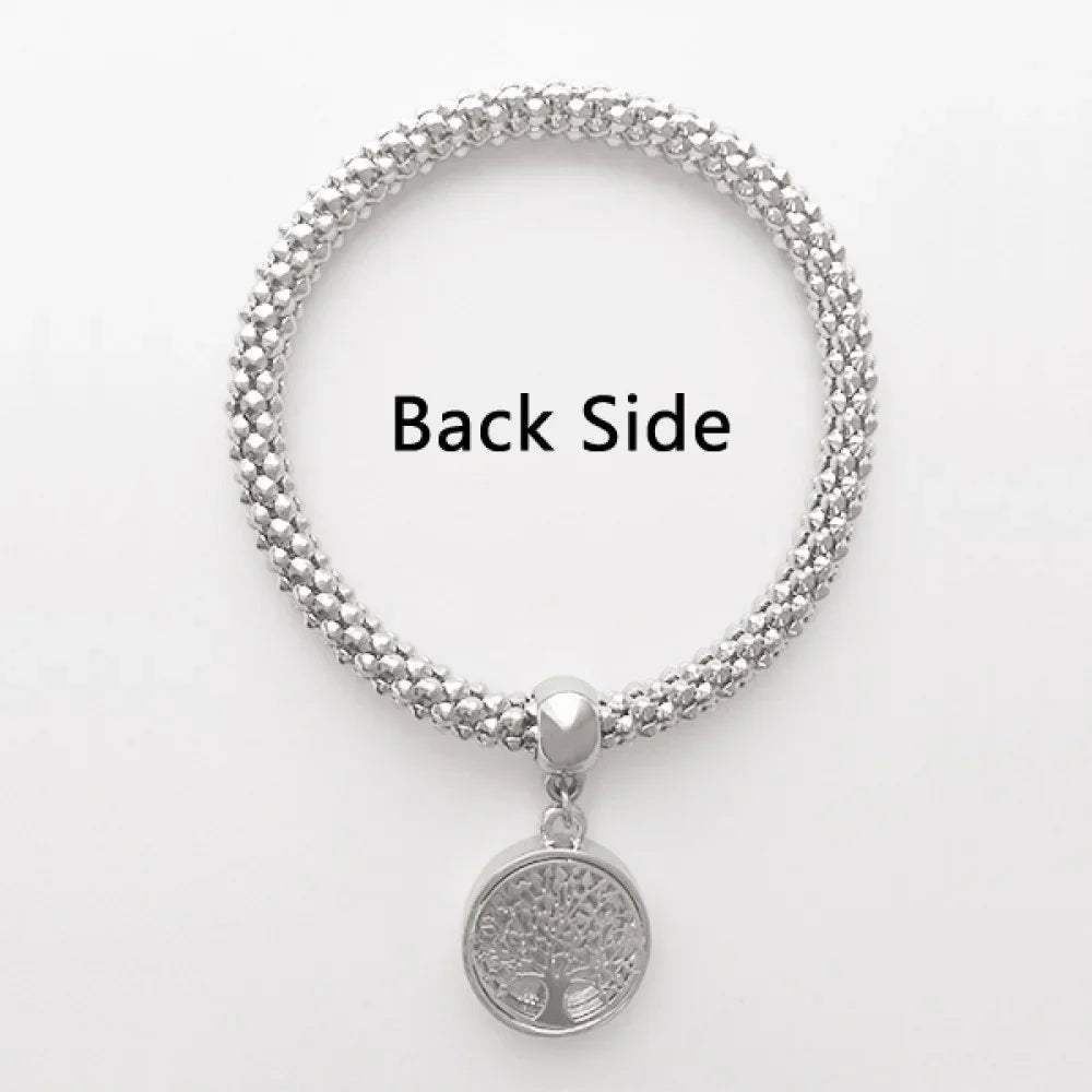 Bangle patriotic emblem Pendant St. Adjustable Petersburg wristband silver Jewelry Russia Chain