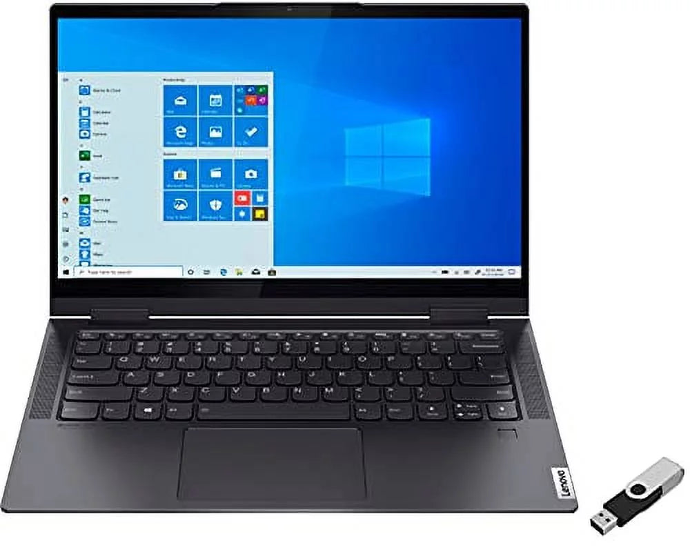 14 DDR4 Laptop Graphics Iris Backlit WI-FI 10 Windows i7-1165G7 12GB inch 2022 7i 4.0 LENOVO 512GB FHD Yoga 6 Core 2-in-1 Touchscreen Xe 11th Fingerprint EVO with Platform SSD KB Thunderbolt