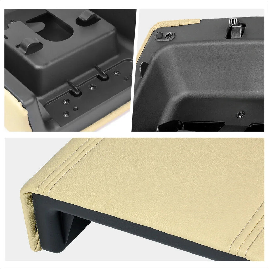 Beige Lid Top Kit For Latch Console Repair Center Cover Lincoln Armrest