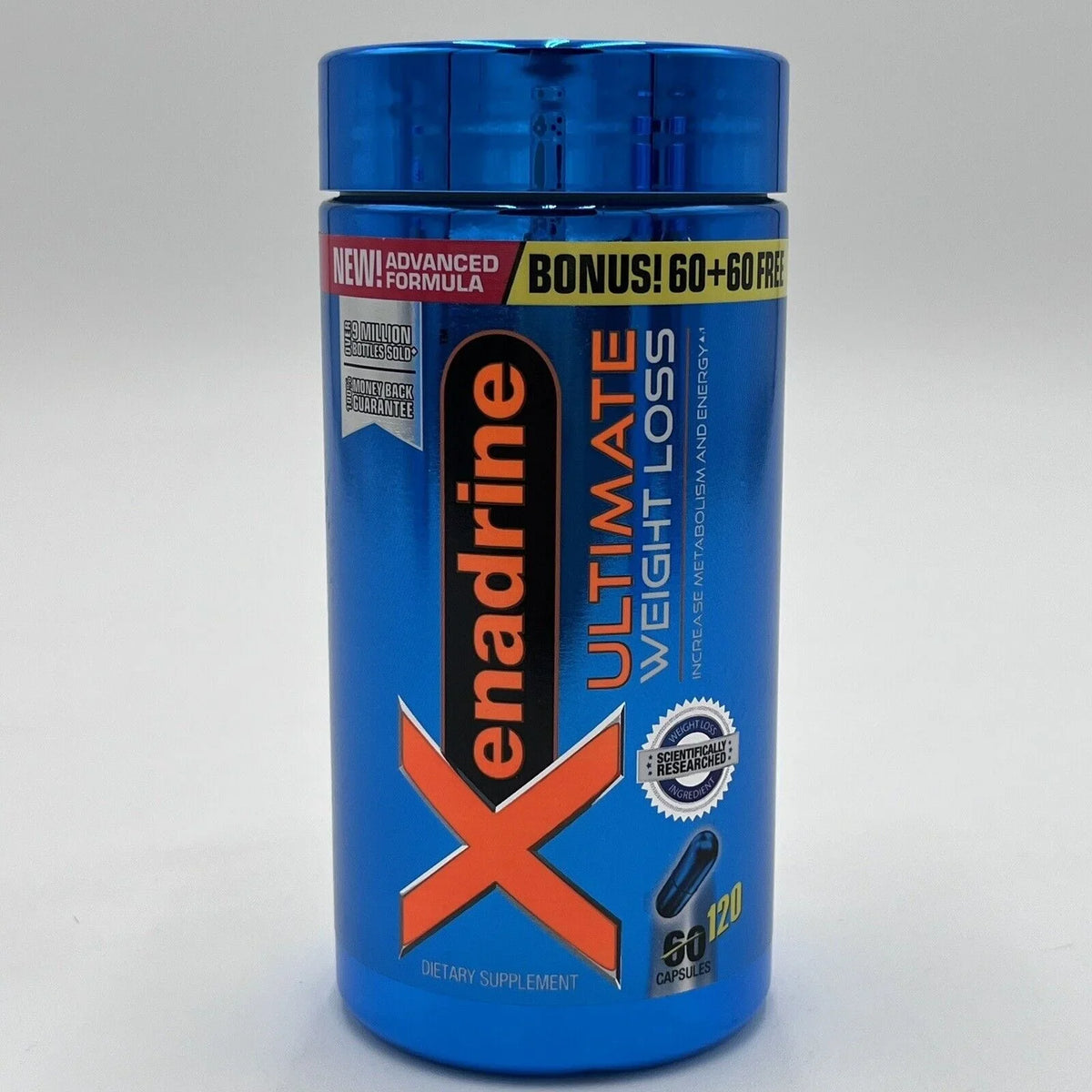 Supplement Dietary Weight 120 Loss Xenadrine Capsules