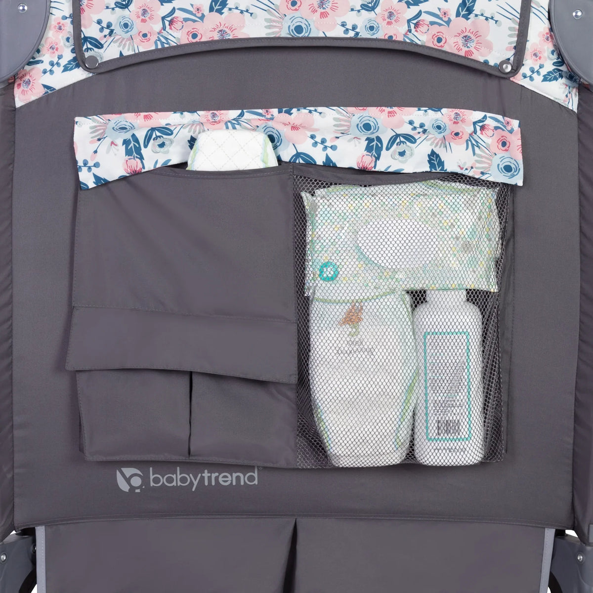 Playard Nursery Bag Center – Bluebell Pink Deluxe Trend Travel II with Baby