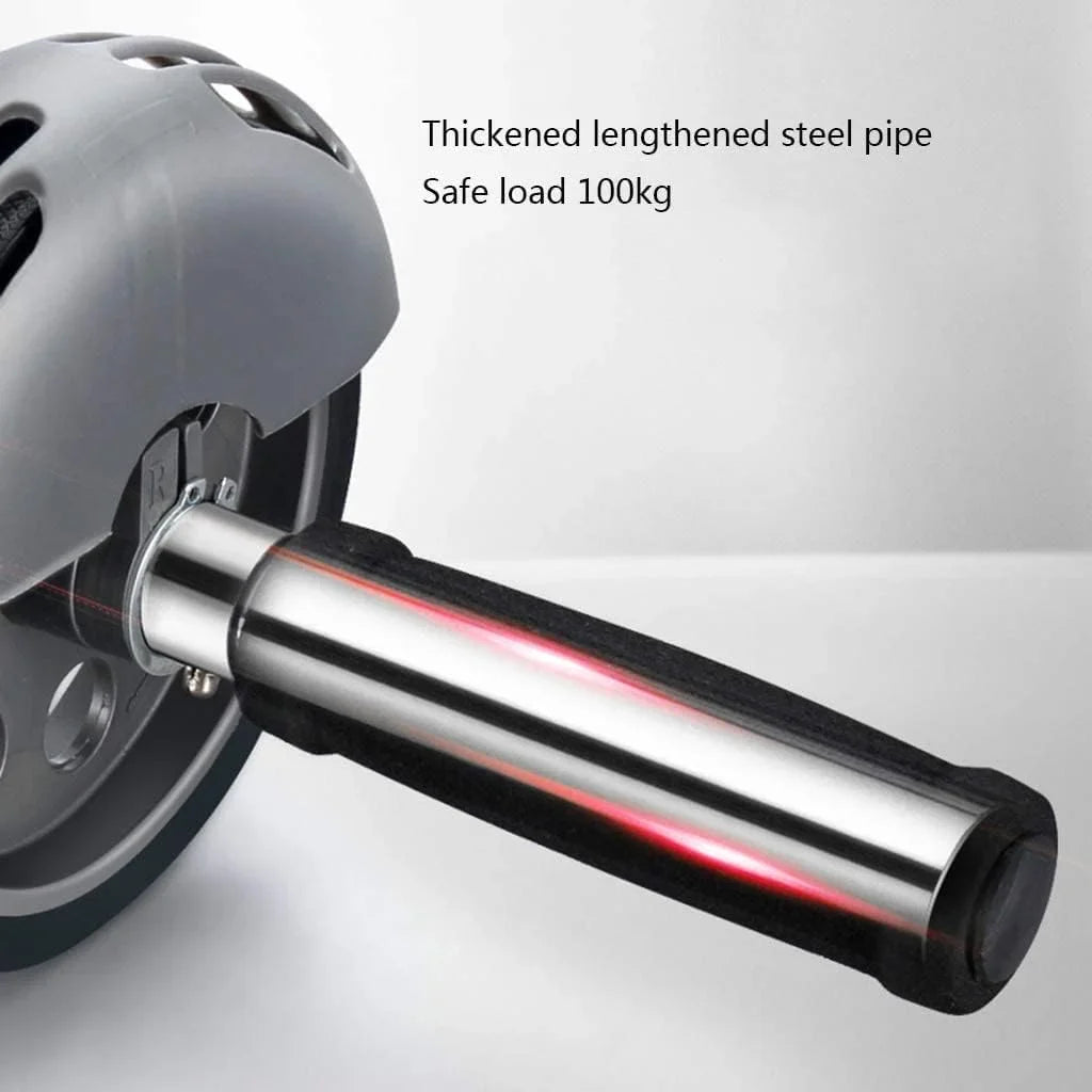 Wheel Fitness Automatic BY Gym Trainer at Core Home Equipmen Beginner Roller Dual for DCJA Exercise Abdominal Or Workouts Rebound