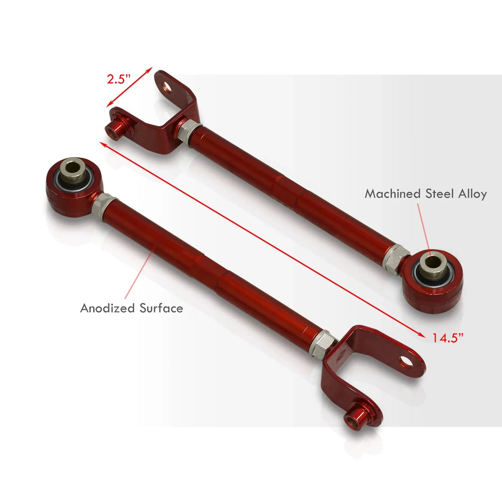 2023 AJP 21 2019 Lower For 22 MX5 Miata Red MX-5 2018 2016 UCA 20 Adjustable Mazda Suspension Control ND 2017 Compatible/Replacement Rear 2021 Arms Distributors 19 17 2022 Camber 16 Set 2020 18 23 Kit