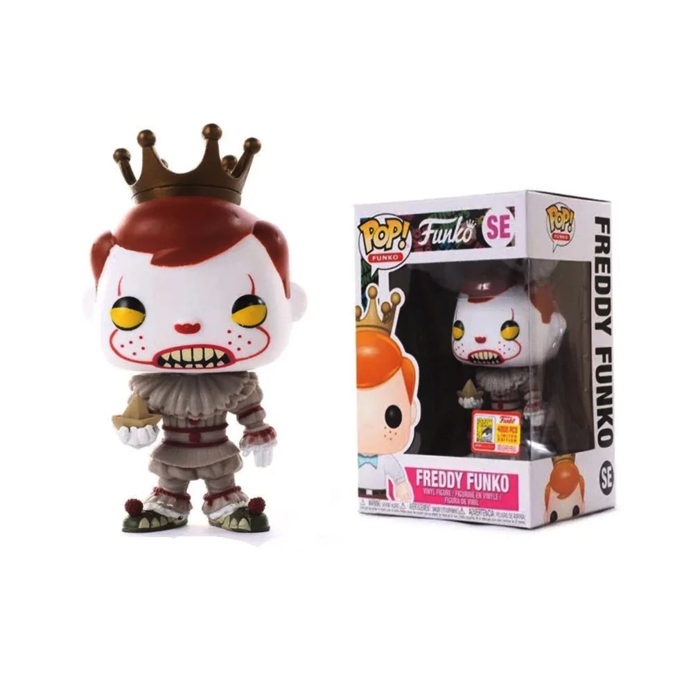 Pennywise SDCC) Funk Vinyl protective Pop Freddy shell）toys (2018 Funkoo ! # Figure（Plastic as SE