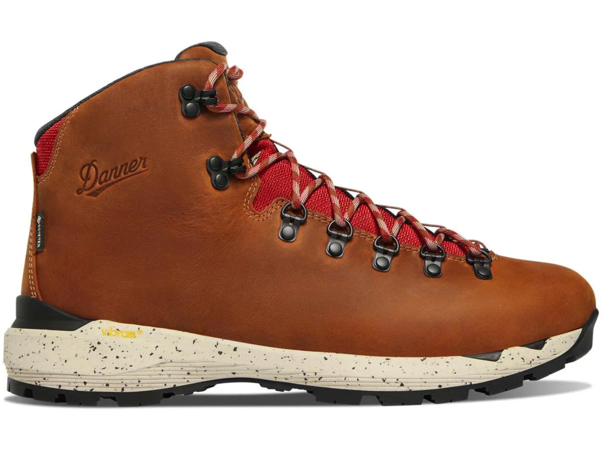 Danner - Boots 4.5in 600 GTX 9.5D, Mountain Mocha 62 Brown/Rhodo Men's, Evo Red,