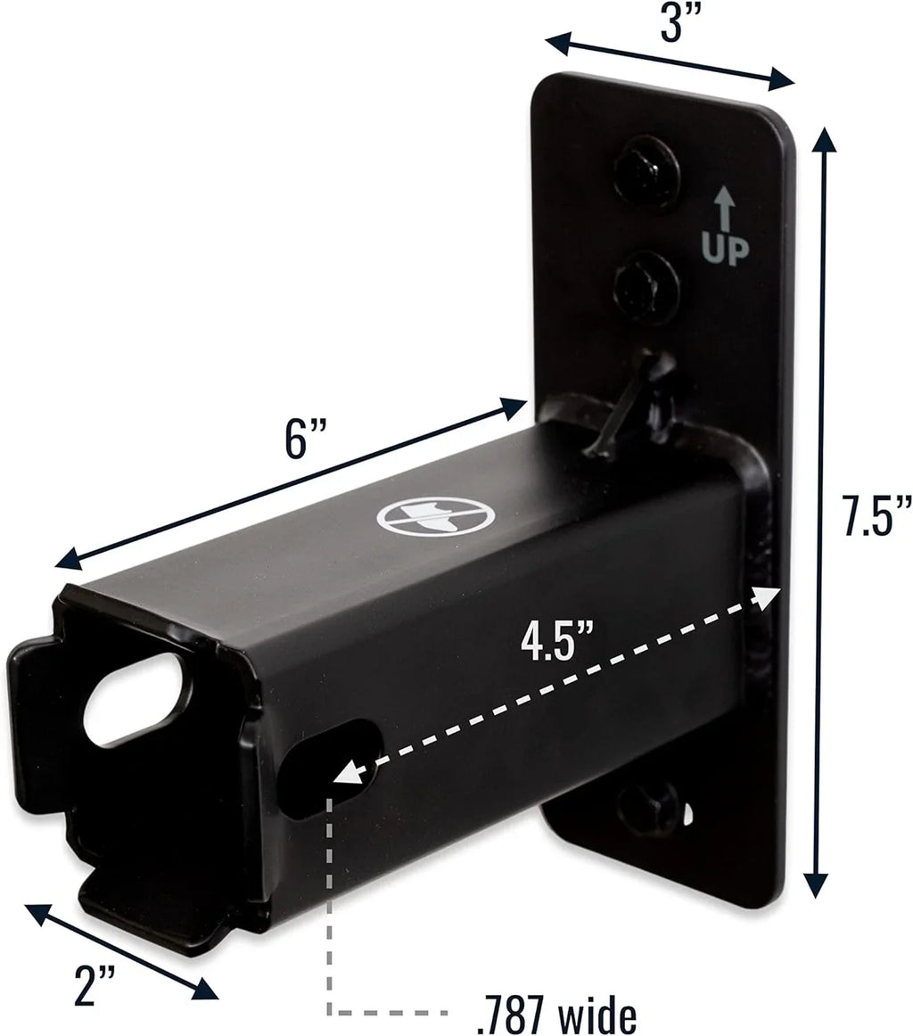 Trailer Bike Hanging Lbs Hitch (2 Rack Organizer, Wall Hitch Storeyourboard 175 Holds Inch) Max Receiver Cargo And Storage, Garage Mount,