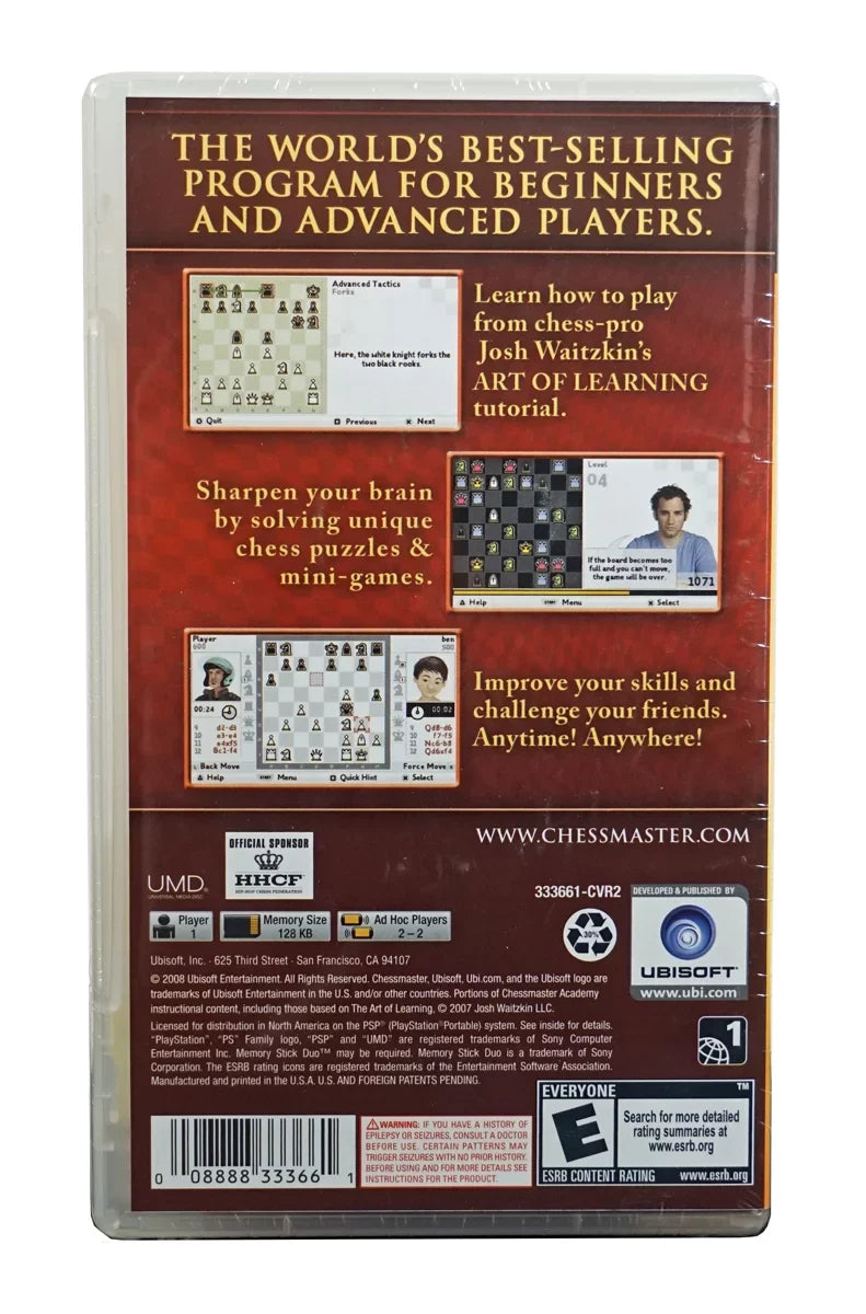 Learning - The PSP Josh to of of Chessmaster Art Tutorial - Art Learn from play from Waitzkin Learning