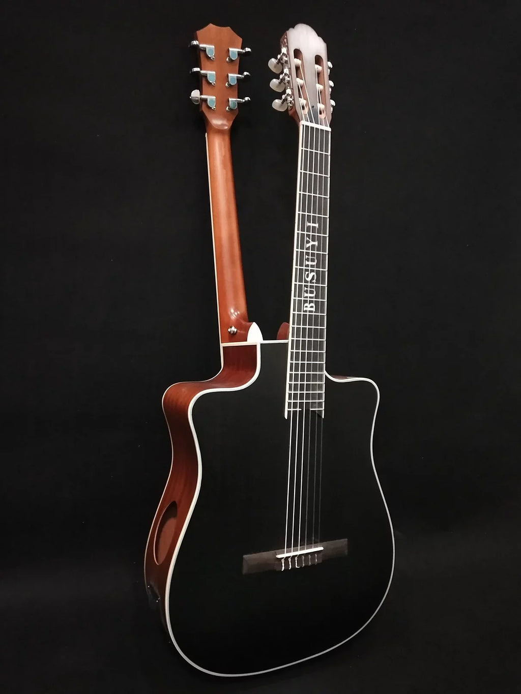 Guitar Sided + Strings Neck, 6 Busuyi /6 classical Acoustic 2021 Bag Double Double Strings NPT