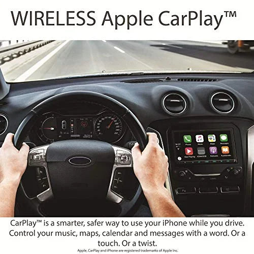 HD Radio Capacitive Kenwood 6.95" Excelon Bluetooth Multimedia DMX907 with Digital Touch and Panel Receiver