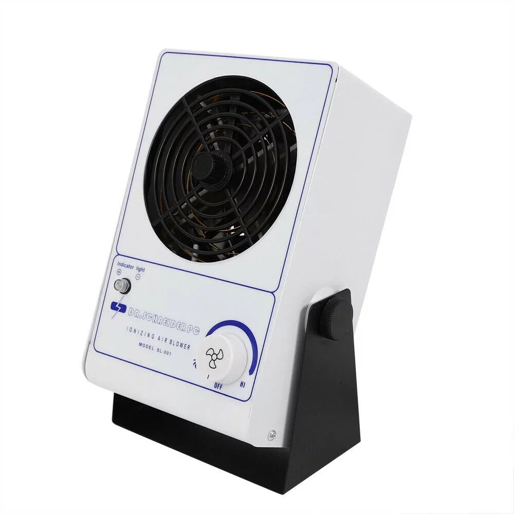 Fan Ion Discharge Eliminator Blower Air Anti-Static Ionizer Static OUKANING 110V Ionizing
