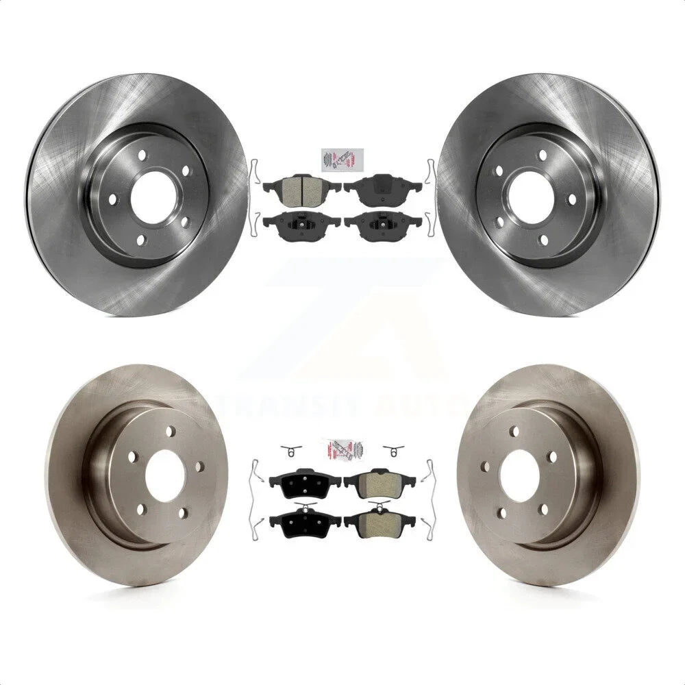 '- Escape C-Max And Front Rear Transit Kit Auto Rotors Brake For Disc K8A-102139 Semi-Metallic Pads