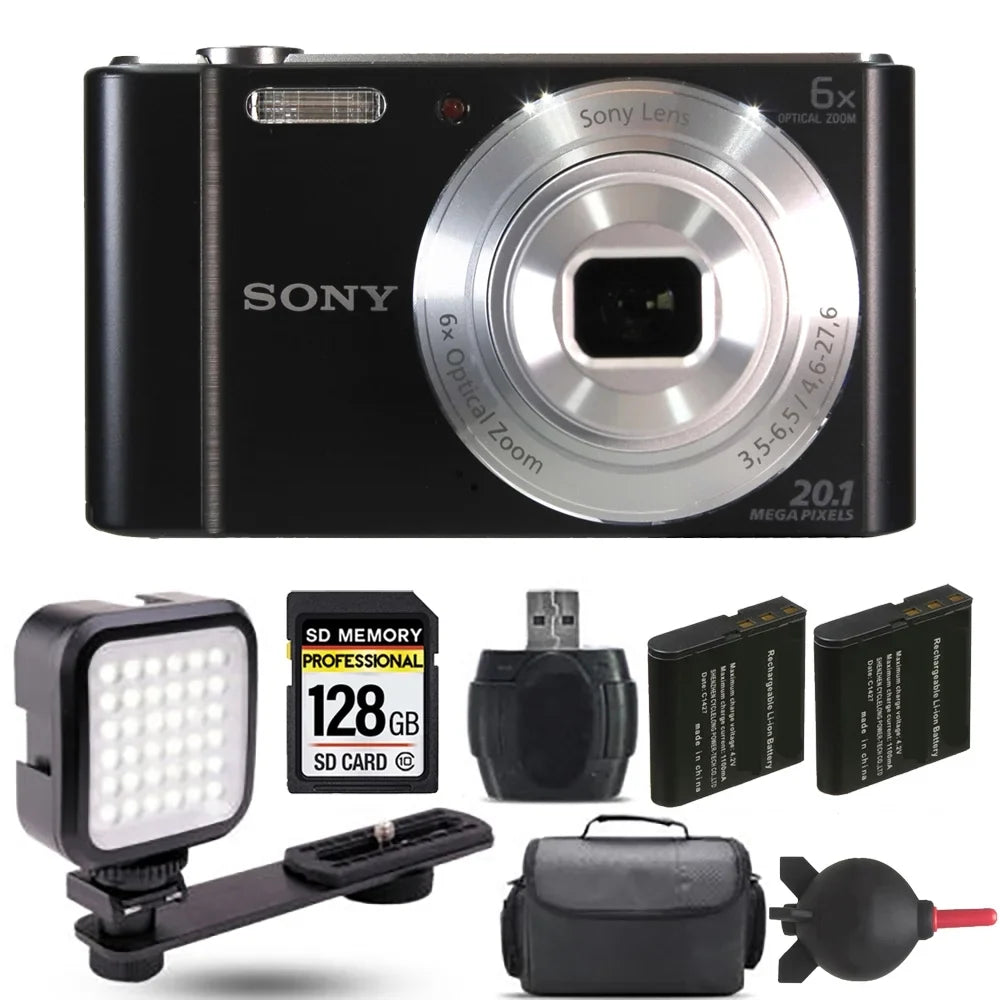 Battery Extra - Digital + Kit Camera Cyber-shot + DSC-W810 128GB LED