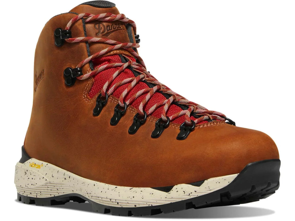Danner - Boots 4.5in 600 GTX 9.5D, Mountain Mocha 62 Brown/Rhodo Men's, Evo Red,