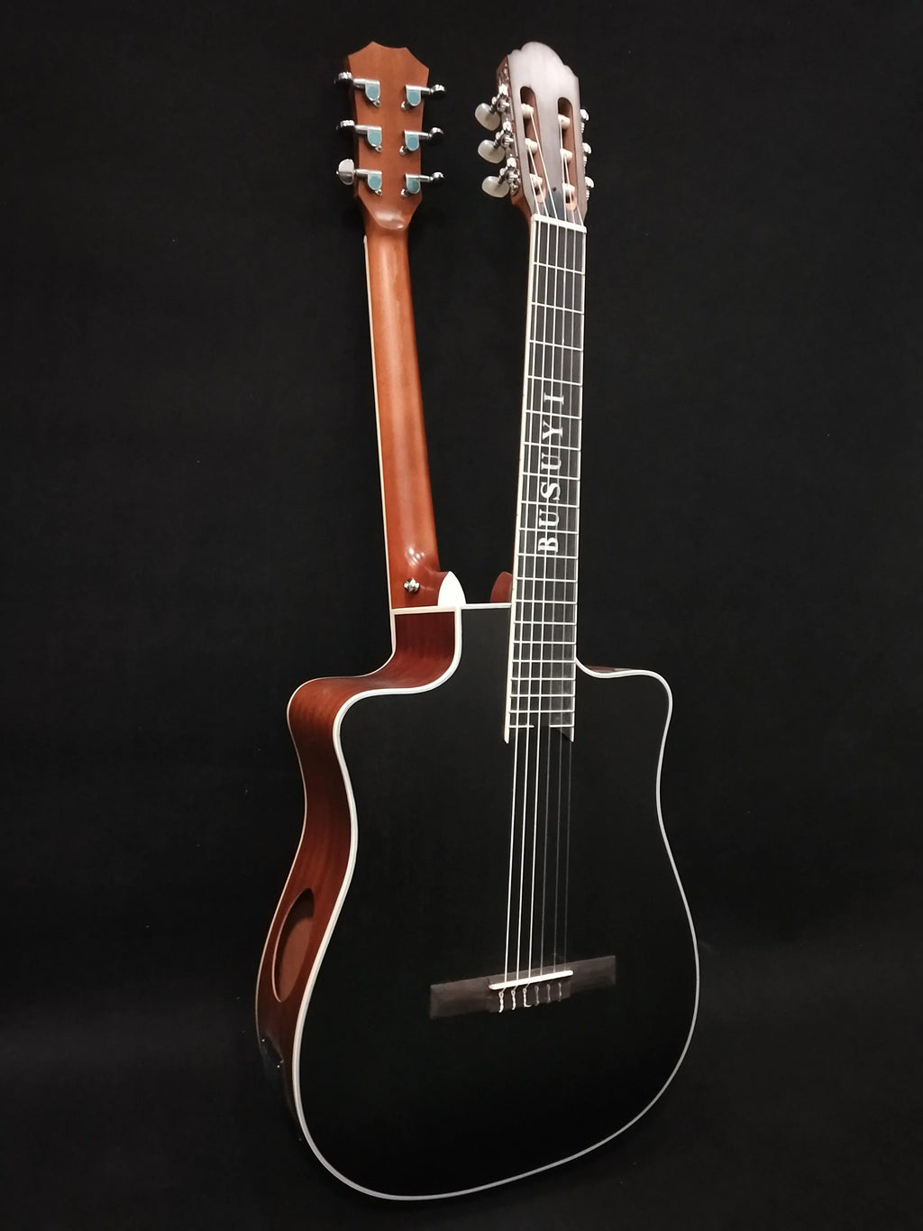 Guitar Sided + Strings Neck, 6 Busuyi /6 classical Acoustic 2021 Bag Double Double Strings NPT