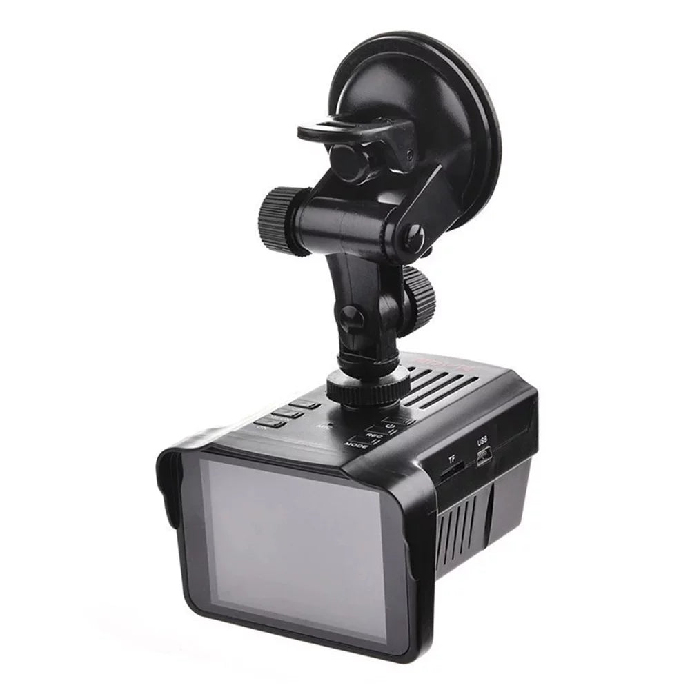 Cam 2-in-1 Car Camera Detector Recorder Dashboard 1080P Speed moobody and DVR Dash Angle Wide camera 140° Car Radars Car