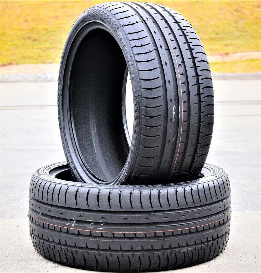 Titanium, Accelera 2 Fits: 95Y 2012-18 A/S Performance High 235/40ZR18 of Honda Pair 235/40R18 Focus XL Phi (TWO) Sport Civic Touring Tires 2017-23