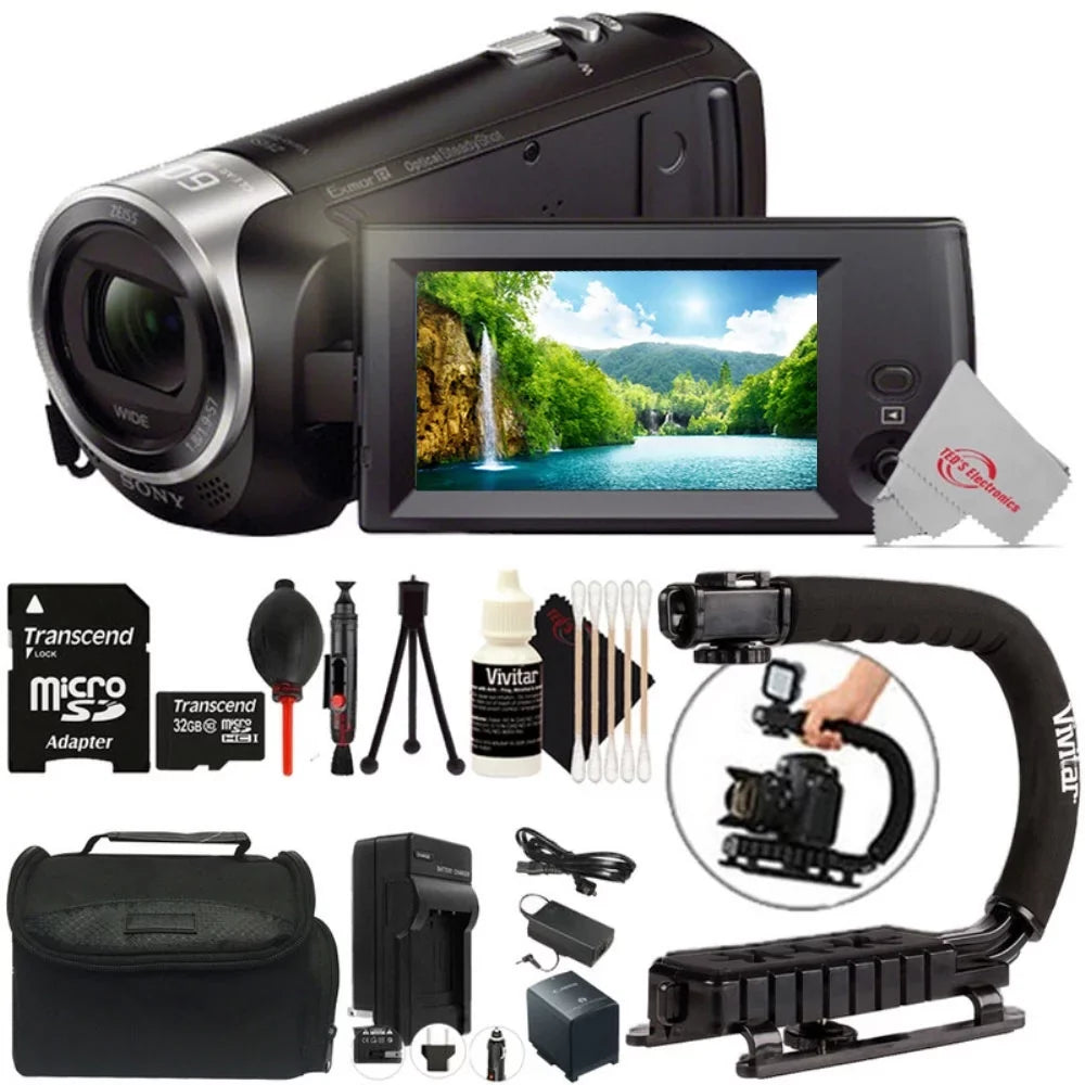 HDR-CX405 Camcorder Accessory HD Bundle Teds Top Handycam