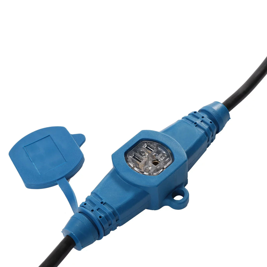 Outdoor 50 Extension 12 50FT Feet Power Outlet Cable Multiple Eleven Gauge Cord,
