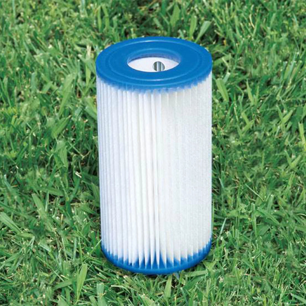 Ground 12ft x Pool Intex Vacuum & with Set Pump 30in Filter Above Easy Automatic