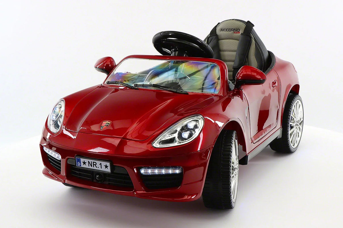 Roadster | 12V Electric Kids Red Ride-On R/C Car Remote Kiddie with Cherry Parental