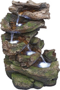 Mesquite Fountain Falls Illuminated Garden