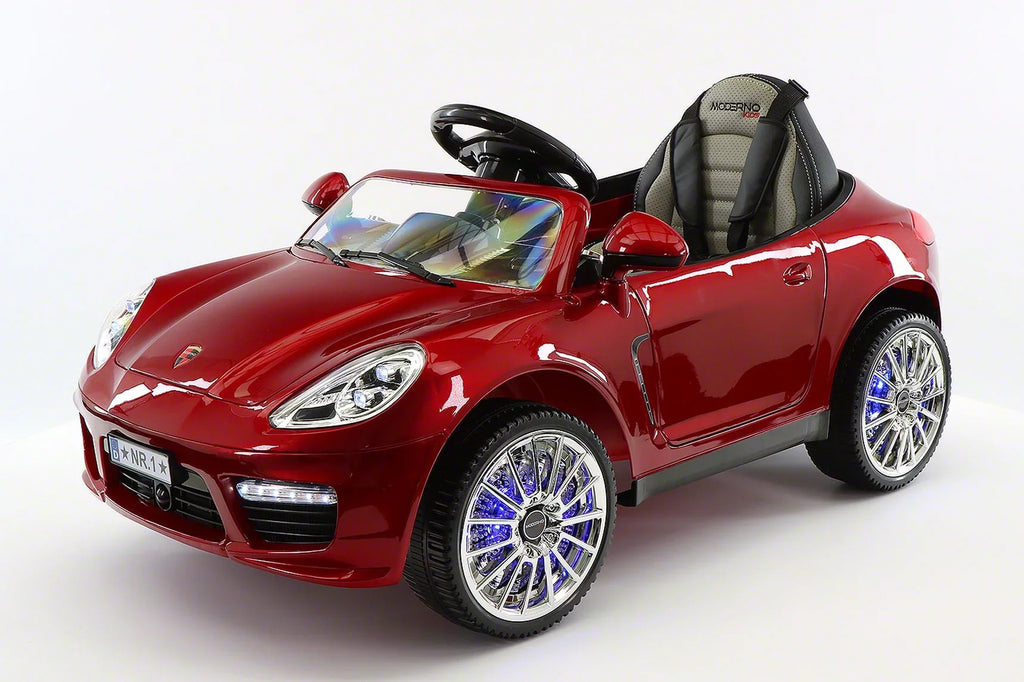 Roadster | 12V Electric Kids Red Ride-On R/C Car Remote Kiddie with Cherry Parental