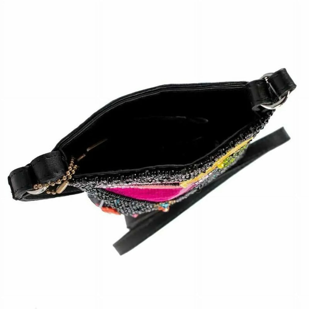 Leather Beaded Crossbody Mary Shoulder Frances NEW Bag Phone Take a Sip Cocktail Bag