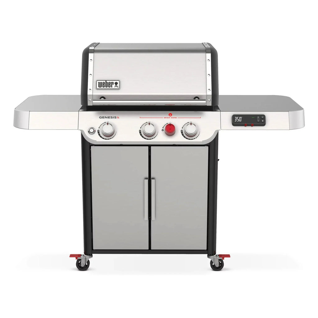 SX-325s with Stainless Propane Steel Smart in 3-Burner Connect Smart Technology Grill Grilling Weber Genesis Gas
