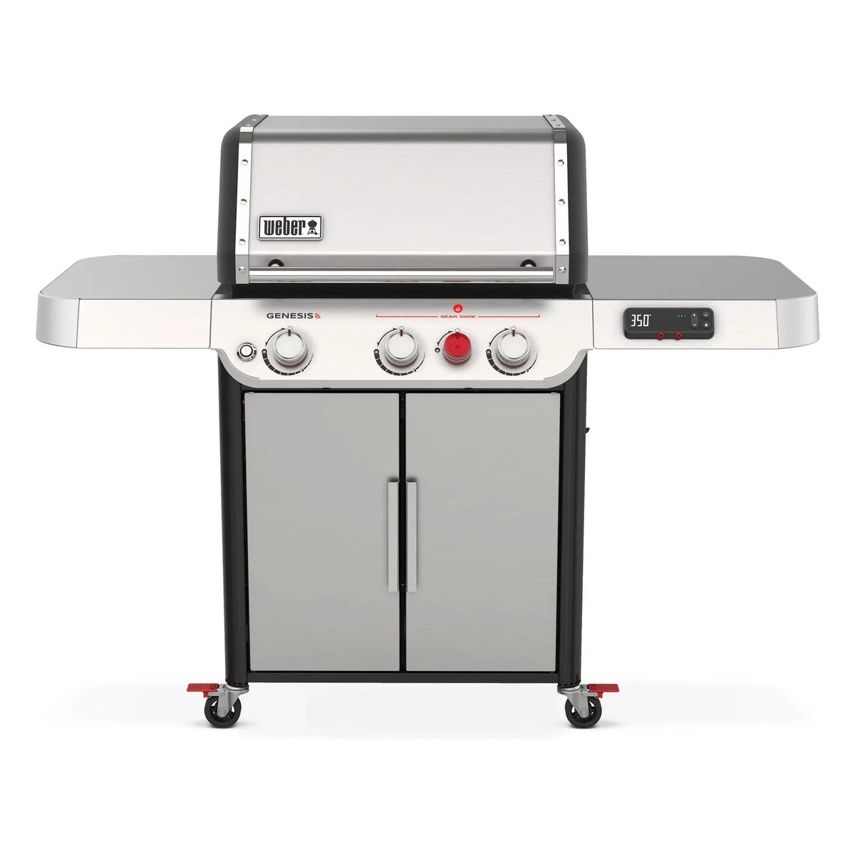 SX-325s with Stainless Propane Steel Smart in 3-Burner Connect Smart Technology Grill Grilling Weber Genesis Gas