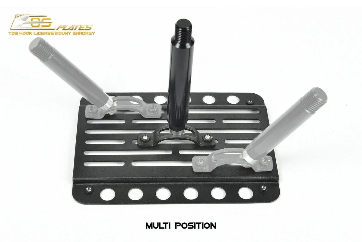 Store Tow Bumper Extreme Mini | Plate Mount Bracket Hook 2 Replacement Online Front EOS Version Relocator Cooper License Tow-119-V2 2014-Present for Plate
