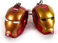 Superhero Iron Style Helmet Man Keychain Figure Ring GFDay Key
