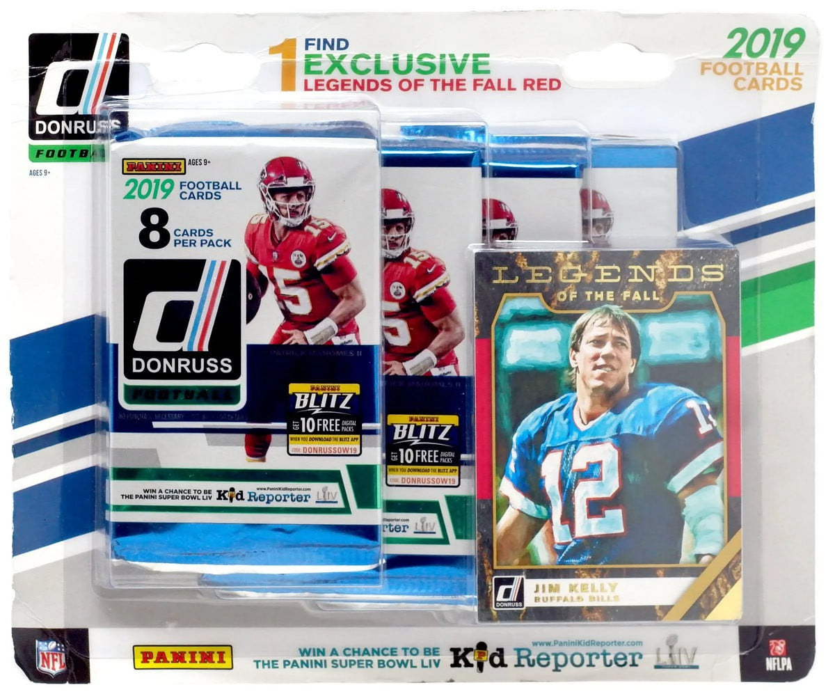 Donruss Panini Card NFL 2019 Football 4-Pack Blister Trading