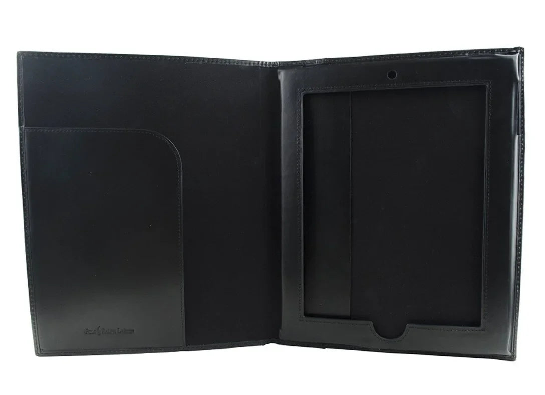 Polo (For Black) Case Ralph Genuine iPad, Lauren Tablet Original Leather